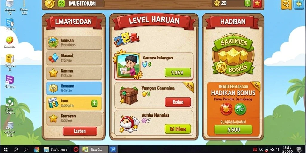 ora78 - Berbagai karakter menarik siap untuk dimainkan.
